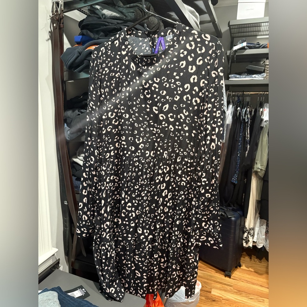 Seraphine Maternity Leopard Print Dress never worn